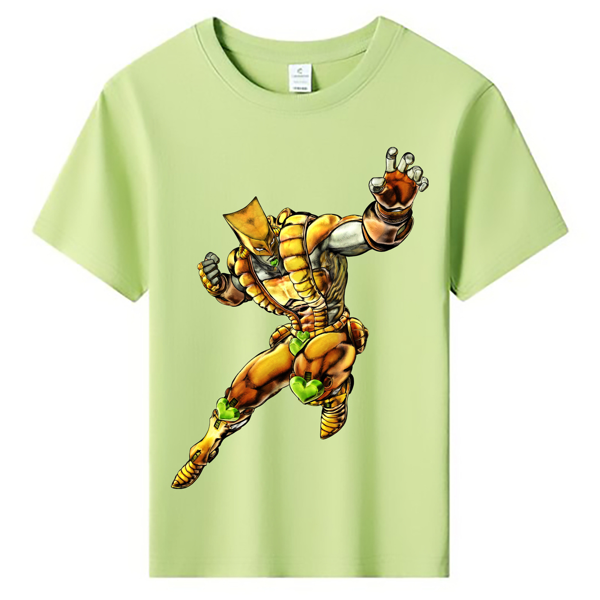 （画像用） ジョジョの奇妙な冒険 ディオ?ブランドー JoJo's Bizarre Adventure Dio Brando 綿100％キッズTシャツ（フロントプリント）